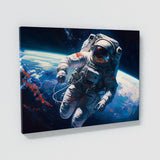 Astronaut Orbiting Earth 31 Wall Art