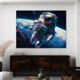 Astronaut Orbiting Earth 31 Wall Art