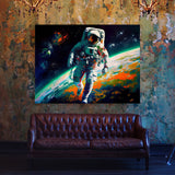 Astronaut Orbiting Earth 32 Wall Art