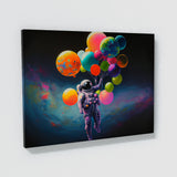 Astronaut Planets 9 Wall Art