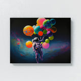 Astronaut Planets 9 Wall Art