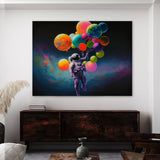 Astronaut Planets 9 Wall Art