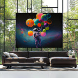 Astronaut Planets 9 Wall Art