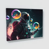 Astronaut Planets In Hands 28 Wall Art