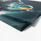 Astronaut Planets In Hands 28 Wall Art