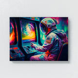 Astronaut Playing Arcarde 79 Wall Art