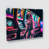 Astronaut Playing Arcarde 94 Wall Art