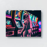 Astronaut Playing Arcarde 94 Wall Art