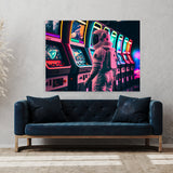 Astronaut Planets In Hands 29 Wall Art