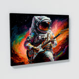 Astronaut Playing Guitar 2 Wall Art