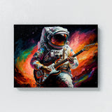 Astronaut Playing Guitar 2 Wall Art