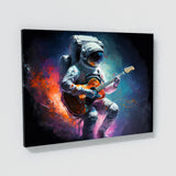 Astronaut Playing Guitar 3 Wall Art