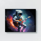 Astronaut Playing Guitar 3 Wall Art