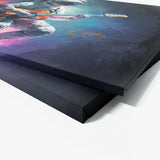 Astronaut Playing Guitar 3 Wall Art