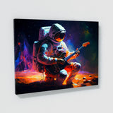 Astronaut Playing Guitar 4 Wall Art