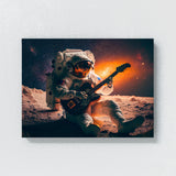 Astronaut Playing Guitar 5 Wall Art
