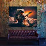 Astronaut Playing Guitar 5 Wall Art