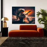 Astronaut Playing Guitar 5 Wall Art
