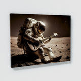 Astronaut Playing Guitar 6 Wall Art