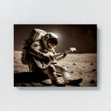 Astronaut Playing Guitar 6 Wall Art