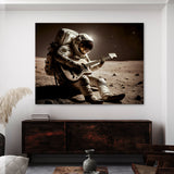 Astronaut Playing Guitar 6 Wall Art
