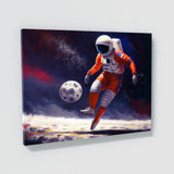 Astronaut Playing Soccer 24 Wall Art