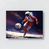 Astronaut Playing Soccer 24 Wall Art