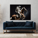 Astronaut Riding A Horse 27 Wall Art