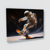 Astronaut Skating 18 Wall Art