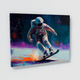 Astronaut Skating 19 Wall Art