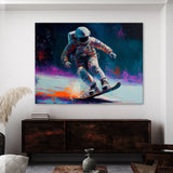 Astronaut Skating 19 Wall Art