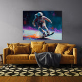 Astronaut Skating 19 Wall Art