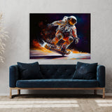 Astronaut Skating 21 Wall Art