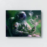 Astronaut Smoking Weed 45 Wall Art
