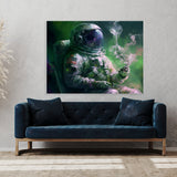 Astronaut Smoking Weed 45 Wall Art