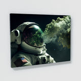 Astronaut Smoking Weed 63 Wall Art