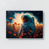 Astronaut Sunflowers 92 Wall Art