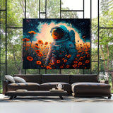 Astronaut Sunflowers 92 Wall Art