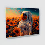 Astronaut Sunflowers 93 Wall Art