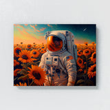 Astronaut Sunflowers 93 Wall Art