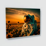 Astronaut Sunflowers 95 Wall Art