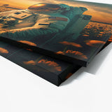 Astronaut Sunflowers 95 Wall Art