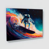 Astronaut Surfing In Space 62 Wall Art