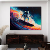Astronaut Planets In Hands 29 Wall Art