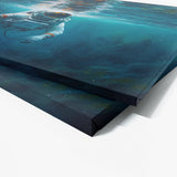 Astronaut Swimming In Water 77 Wall Art