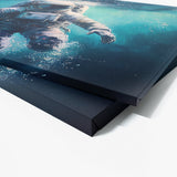 Astronaut Swimming In Water 96 Wall Art