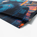 Astronaut Tokyo Cyberpunk 34 Wall Art