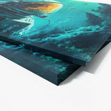 Astronaut Underwater 80 Wall Art