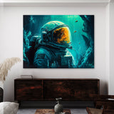 Astronaut Underwater 80 Wall Art