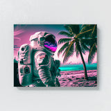 Astronaut Vaporwave 57 Wall Art